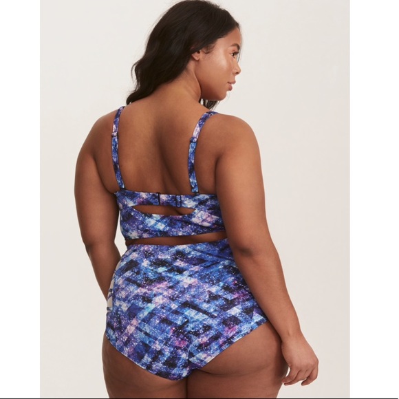 NWT Torrid 2Piece Set! Space Geo Galaxy Bikini - Picture 5 of 6
